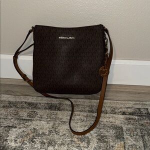 Michael Kors Dark Brown Crossbody Bag